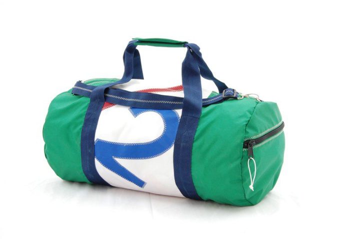 Round Duffle with Sail Number-266
