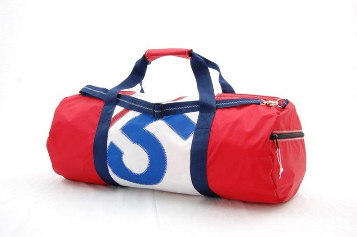 Round Duffle with Sail Number-262