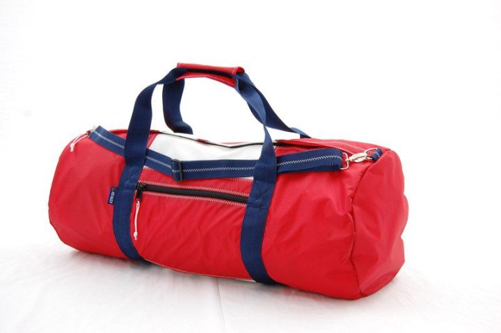 Round Duffle with Sail Number-264