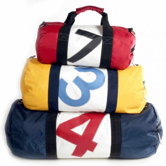 Round Duffle with Sail Number-0