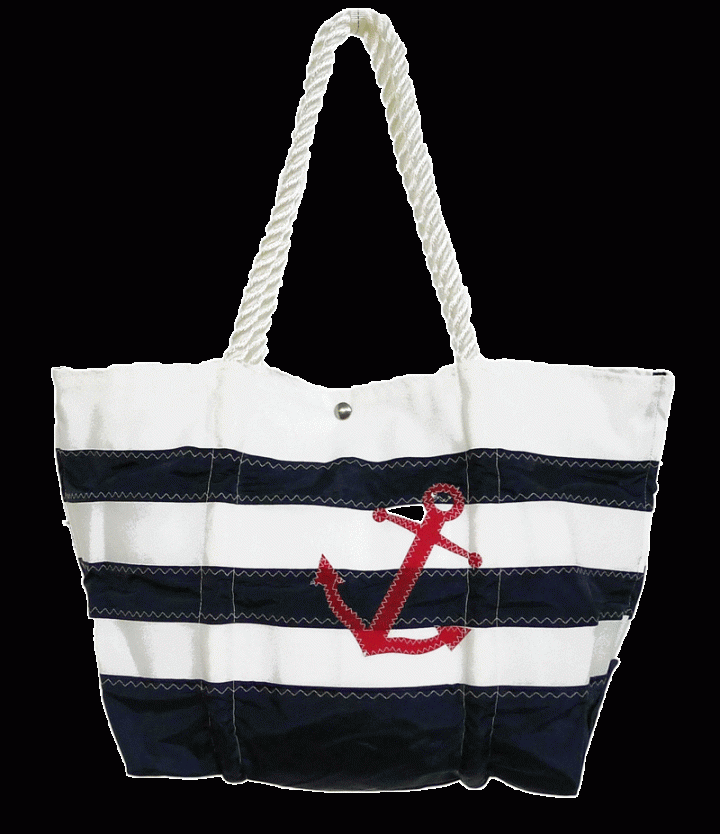 Stripped Rope Tote-0