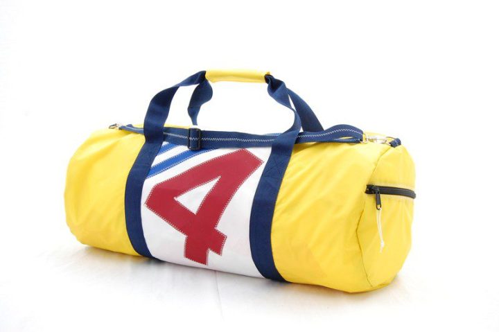 Round Duffle with Sail Number-269
